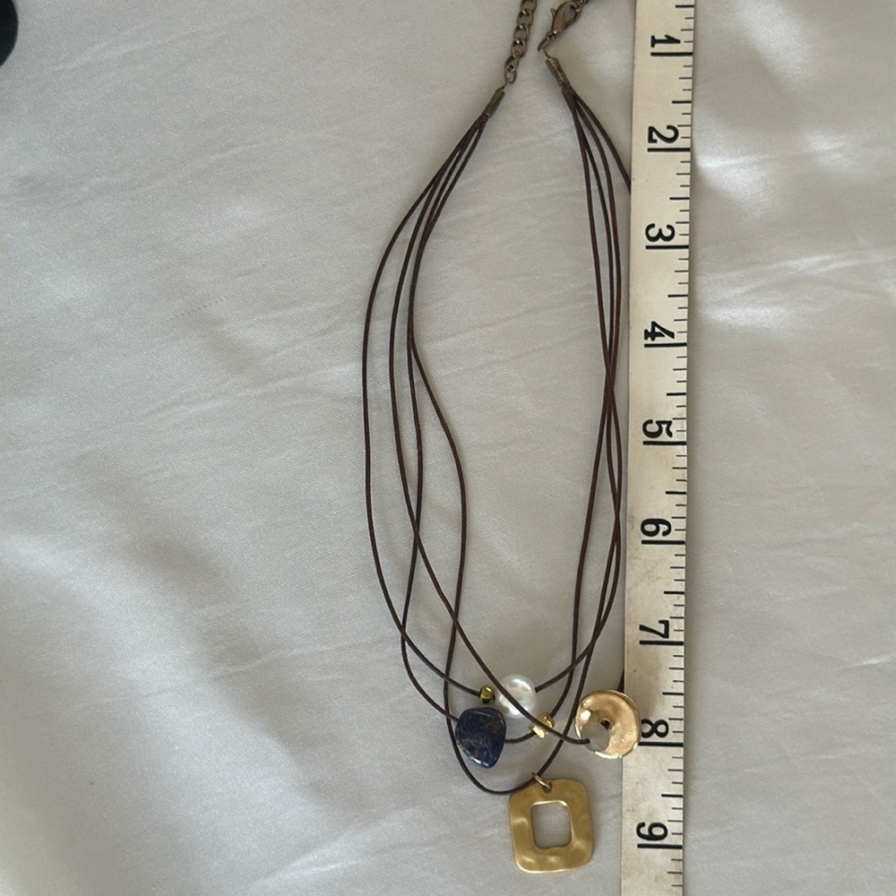 Artisan Made in Spain Marais Necklace Rosanna de la Riva Handmade Multi-Strand - Picture 5 of 8